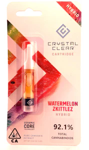 Crystal Clear - Crystal Clear - Watermelon Z - 1g Vape Cart