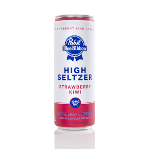 Pabst Labs - Pabst Blue Ribbon - 10mg Seltzer - Strawberry Kiwi