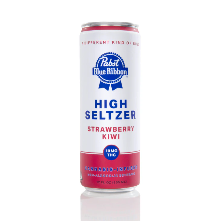 Pabst Labs - Pabst Blue Ribbon - 10mg Seltzer - Strawberry Kiwi Main Image