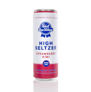 Pabst Blue Ribbon - 10mg Seltzer - Strawberry Kiwi