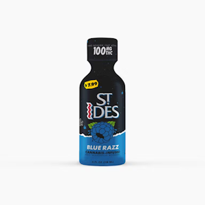 ST.IDES - St Ides - Blue Raz  - Shot - 4oz - 100mg
