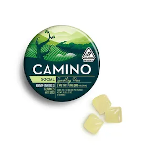 CAMINO - [REC] Camino | Sparkling Pear "Social" 2:6 THC/CBD | 100mg/20pk Soft Chews 