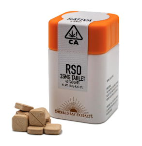 EMERALD BAY - Gelonade THC 25mg (40pk) - Emerald Bay RSO Tablets