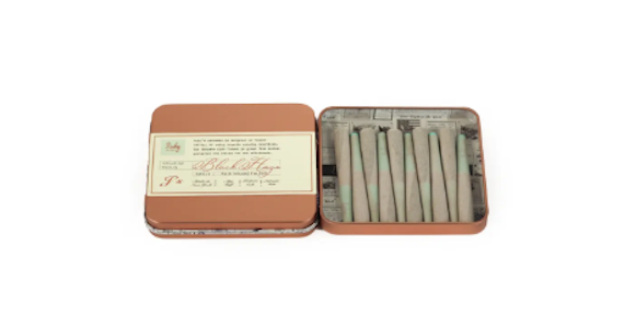 RUBY FARMS - BLACK HAZE HASH INFUSED 10PK PREROLLS - RUBY FARMS - 5g