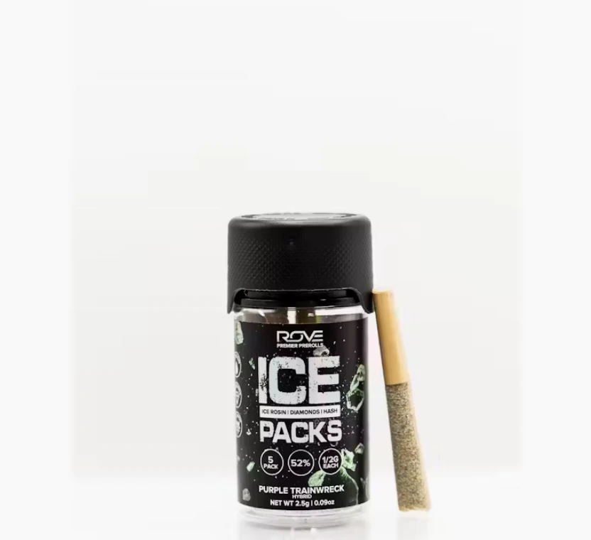 ROVE - ROVE - Infused Prerolls - Purple Trainwreck - Ice Packs - 6PK - 3.6G Main Image