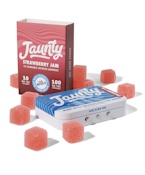 Jaunty | Strawberry Jam Live Rosin Gummies | 100mg