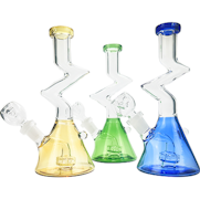 7" Zong Style Beaker Bong w/ Flower Bowl