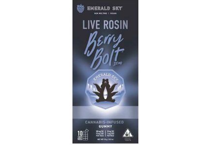 Emerald Sky - Emerald Sky | Berry Bolt | Live Rosin Single Gummy | 100mg