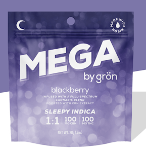 Grön - Grön - 1:1 Blackberry Mega Pearl - 100mg CBN/THC