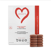 Jenny's - Chocolate Hearts - 10mg - Edible