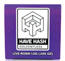 Have Hash - Live Rosin - Tier 3 - Crash Glow - 1G