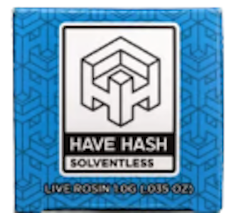 HAVE HASH - Have Hash - Live Rosin - Tier 2 - Grape Spritzer - 1G