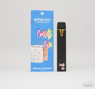 MOTORCITY CANNABITES - Motor City - Confetti Cake 1G Disposable