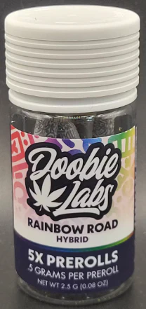 Doobie Labs - Doobie Labs | Pre-Roll | Joints - Rainbow Road | 2.5g,5 Main Image