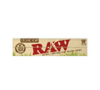 Raw  - RAW Organic Hemp Rolling Papers King Slim