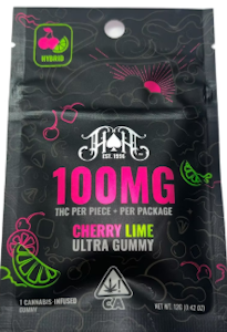 HEAVY HITTERS -  [Heavy Hitters] THC Gummies - 100mg - Cherry Lime (H)