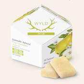 WYLD | Pear | Refresh | 1:1 THC:CBG | Gummies | 10ct
