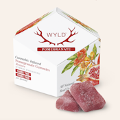 WYLD | Pomegranate | Restore | 1:1 THC:CBD | Gummies | 10ct