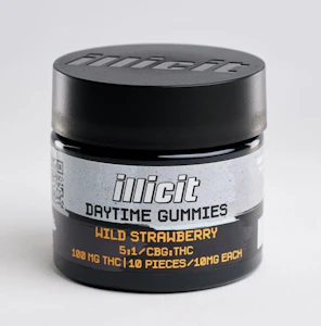 ILLICIT - illicit | Daytime Wild Strawberry 5:1 CBG | 100mg