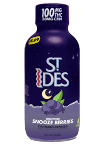 ST.IDES - Snooze Berries 100mg THC 20mg CBN Night Time Shots - St. Ides
