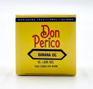 DON PERICO - Banana OG - (Cured Live Rosin) - 1g (I) - Don Perico