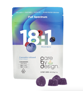 Care By Design | 18:1 CBD Mixed Berry Gummies | 5.5mg