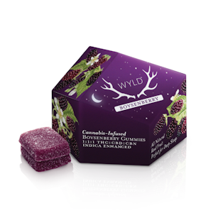 WYLD - WYLD - 100mg 1:1:1 THC:CBD:CBN - 10ct Gummies - Boysenberry