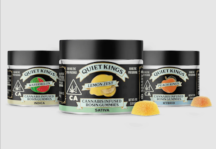 QUIET KINGS - Blueberry Pancakes 100mg Rosin Infused Gummies - Quiet Kings