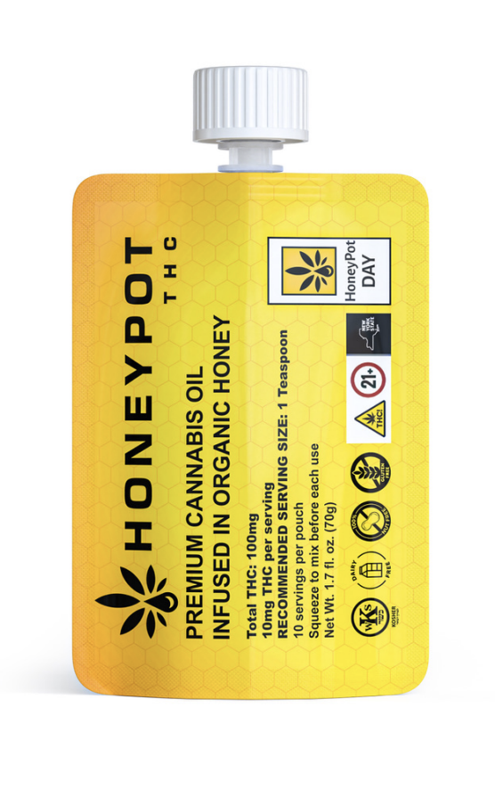 HoneyPot - Daytime Infused Organic Honey - 10mg - Edible