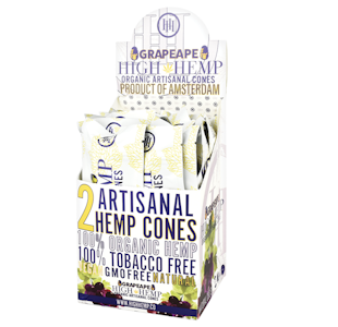 High Hemp - Organic Hemp Cones 2pk Grape Ape