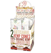 Organic Hemp Cones 2pk Blazin Cherry