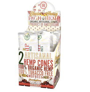 High Hemp - Organic Hemp Cones 2pk Blazin Cherry