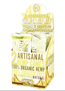 High Hemp - Organic Hemp Cones 2pk Bananagoo
