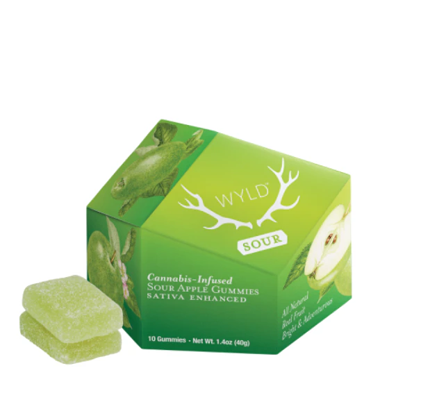 WYLD - WYLD - 100mg Gummies - Sour Apple Main Image