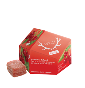 WYLD - WYLD - 100mg Gummies - Sour Cherry