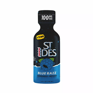 ST.IDES - St. Ides - 100mg 4oz Shot - Blue Razz