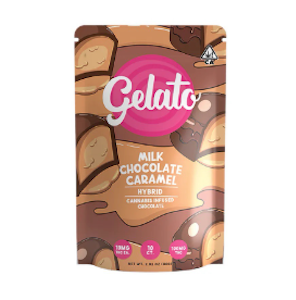 GELATO - Gelato - 100mg THC Chocolate Bar (Hybrid) - Milk Chocolate Caramel 