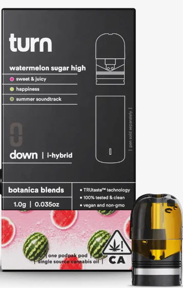 turn -  [Turn] THC Pod - 1g - watermelon sugar high (I/H) Main Image