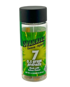 SPARKIEZ - Guava | 3.5g | 7pack Pre-Rolls | Sparkiez
