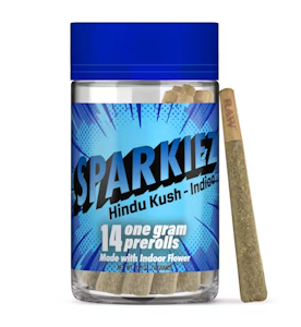 SPARKIEZ - Sparkiez 14pk Prerolls 14g Hindu Kush