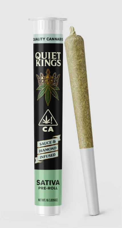 Quiet Kings - Quiet Kings Infused Preroll 1g Strawberry Cough Main Image
