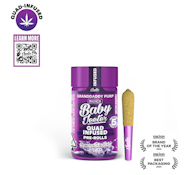 Baby Jeeter Granddaddy Purple (I) Rosin Infused Preroll 5pk 2.5g