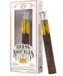 BRASS KNUCKLES - Brass Knuckles | Live Liquid Diamonds Distillate - Pineapple Express | 1g