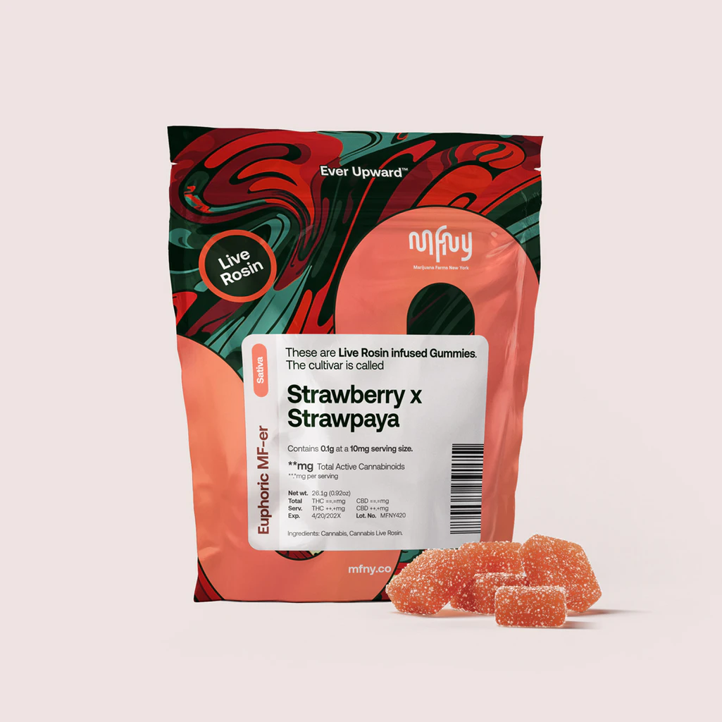 MFNY - MFNY | Edible | Live Rosin | Strawberry x Strawpaya | 10-pack | 10mg Main Image