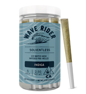 Wave Rider - Wave Rider Hash Infused 5pk Prerolls 2.5g Blueberry Pancakes