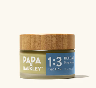 Releaf Balm 1:3 LARGE | THC Rich |  Papa & Barkley