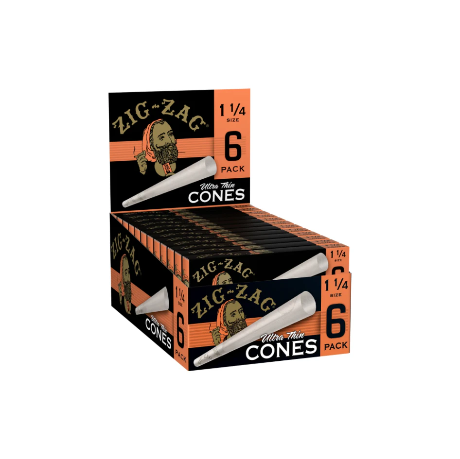Snap Canna - Papers | Zig Zag | 6pk - 1 1/4" Cones Main Image