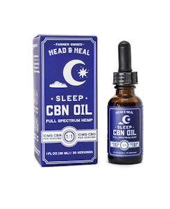 HEAD & HEAL - Organic Full Spec. SLEEP CBN/CBD Oil 600mg Tincture