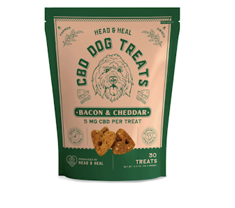 HEAD & HEAL - CBD Dog Treats - Bacon Cheddar 5mg/30pk