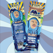 Papers | Hits | 2pk Blunt Premium Organic Wraps | Blueberry